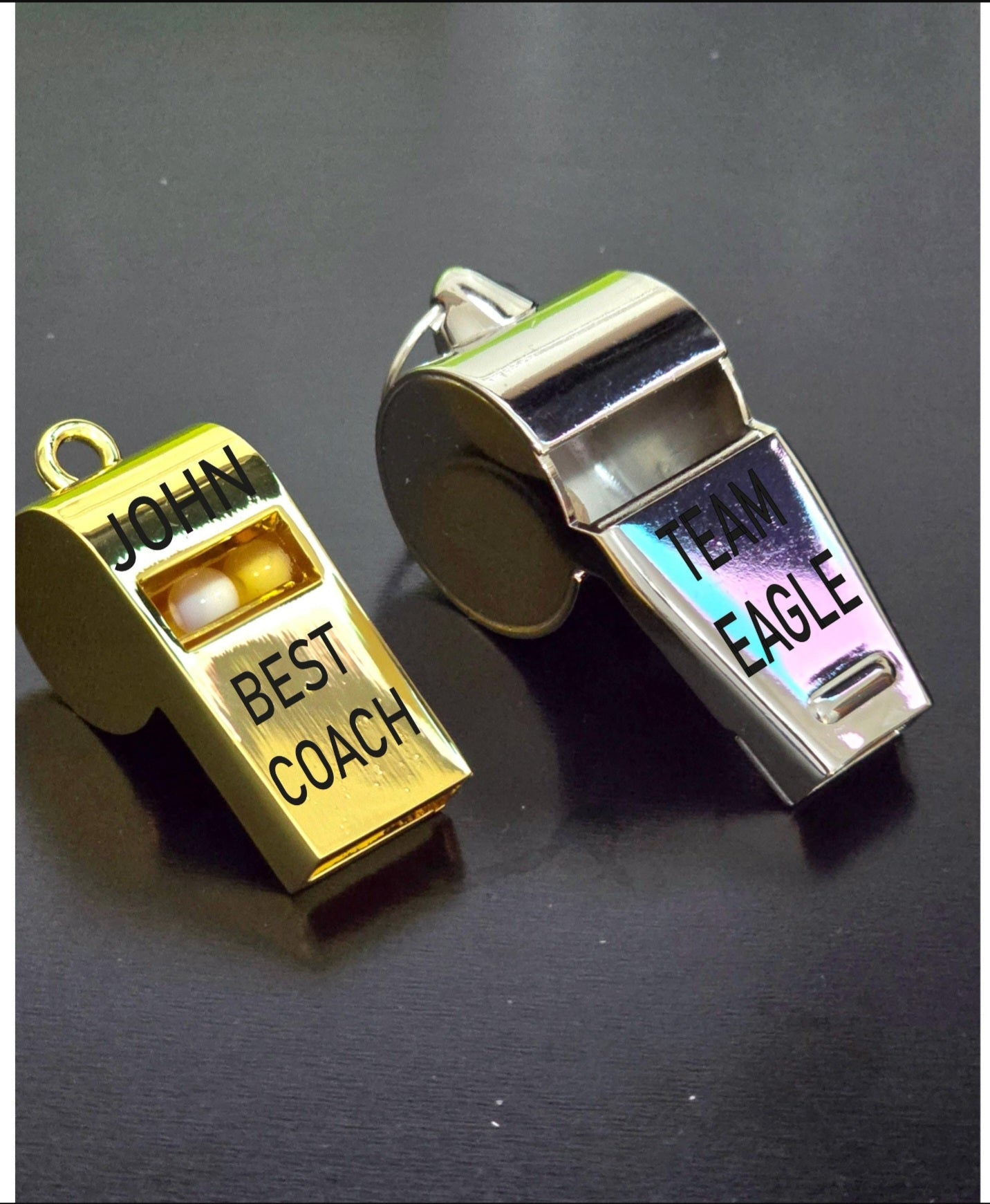 Personlised Sports whistle,Perfect Gift for Best Coach,Best Team,Text Photo,Logo Permanenet Engraving