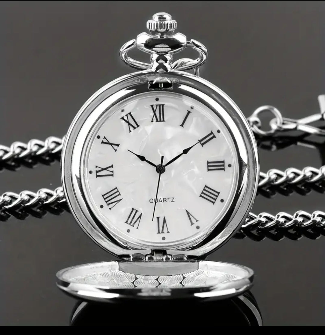 Personalised engrving vintage style pocket watch