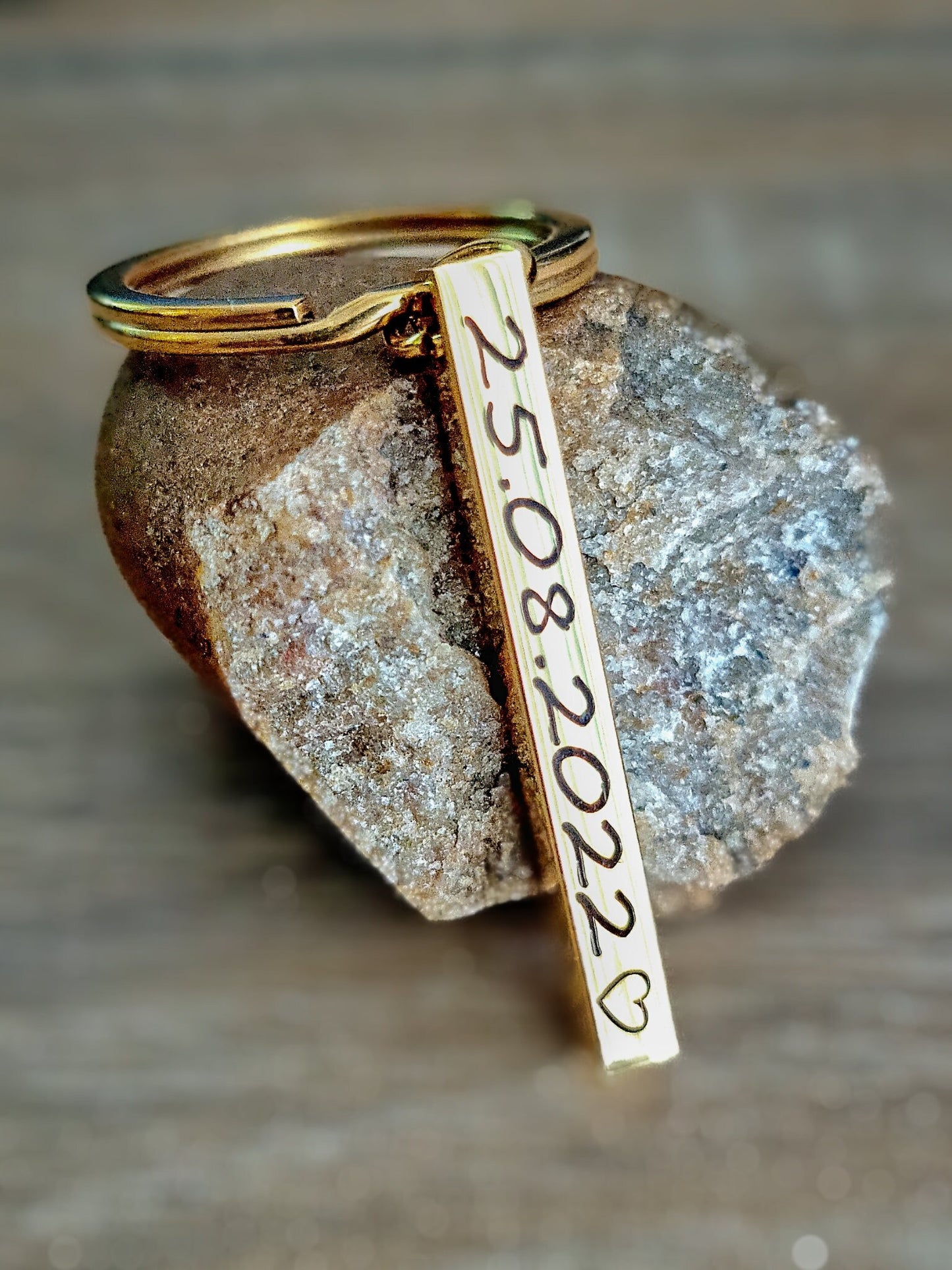 Custom Metal Bar Keychain, Couple Gift, Engraved Brushed Metal Keychain - Personalized Key chain - Valentines gift for him - gift for couple